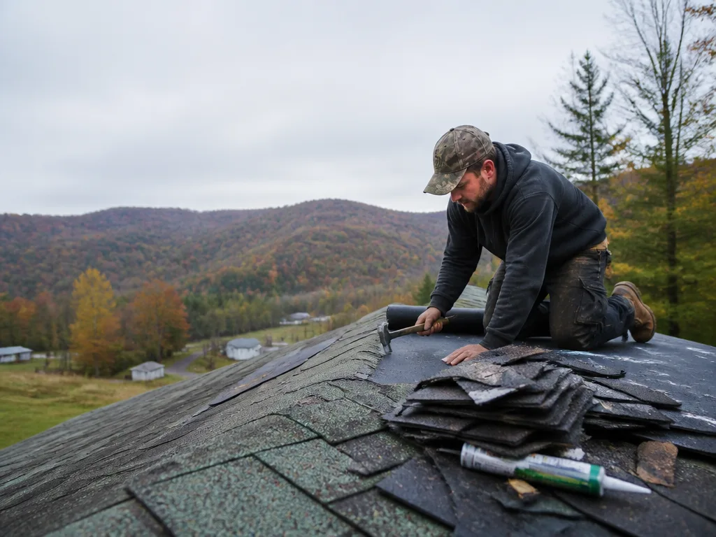 DIY vs when to call a pro for a typical West Virginia roofing situation