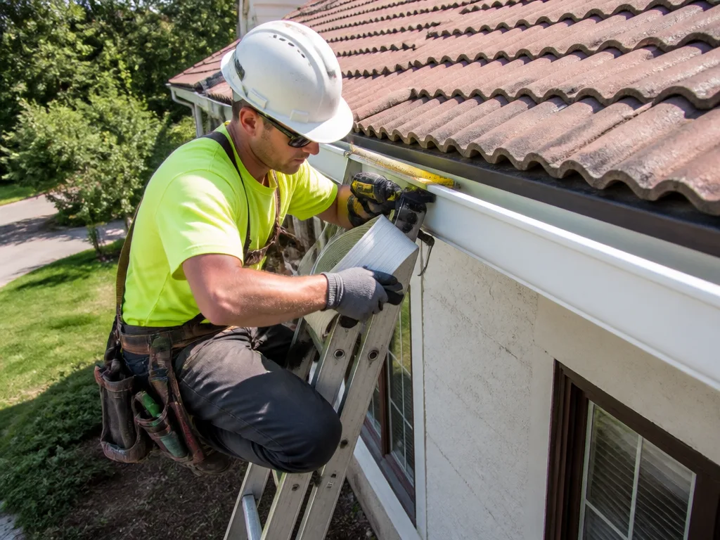 Vinyl Gutter Installation